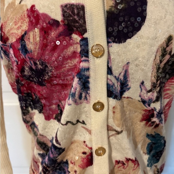 Floral Cardigan Sweater - Picture 3 of 6